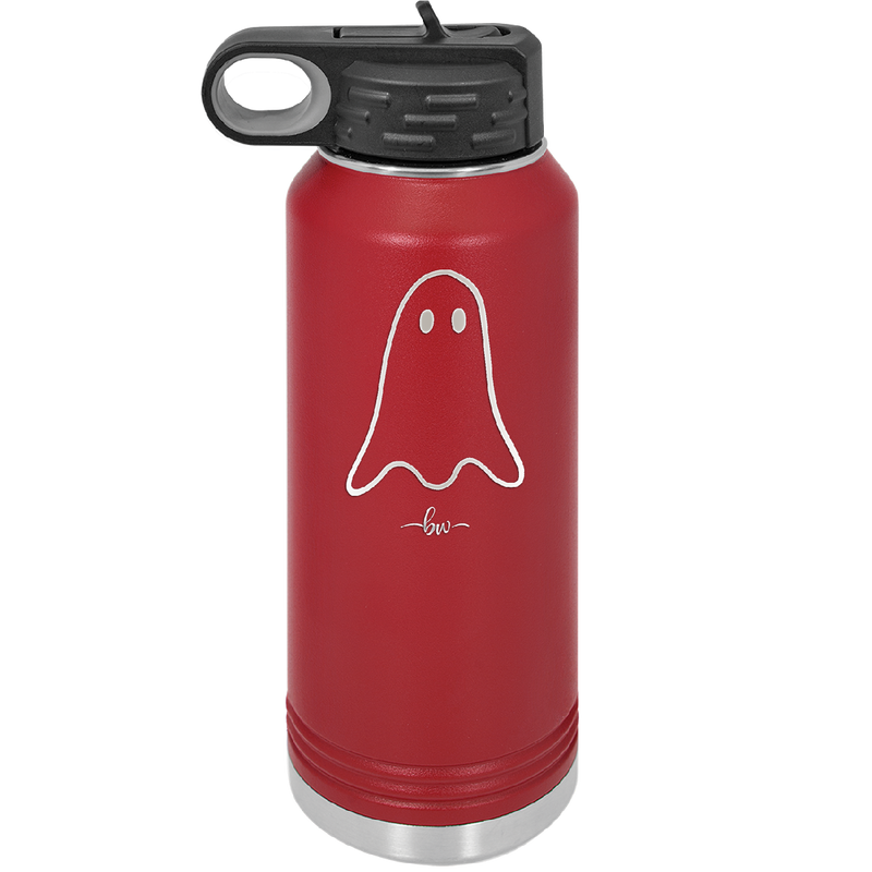 Ghost Guy - Laser Engraved Stainless Steel Drinkware - 1529 -