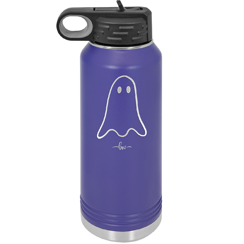 Ghost Guy - Laser Engraved Stainless Steel Drinkware - 1529 -