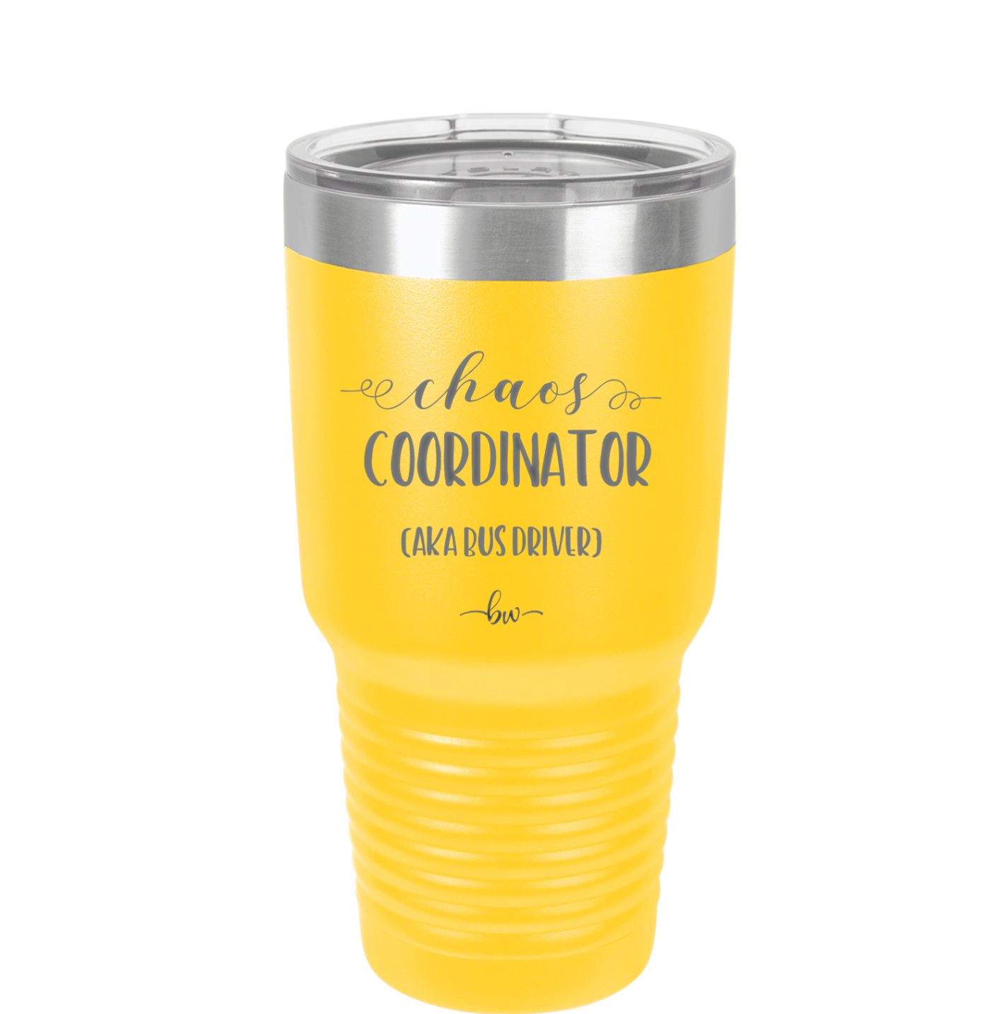 Chaos Coordinator aka Bus Driver - Laser Engraved Stainless Steel Drinkware - 1533 -