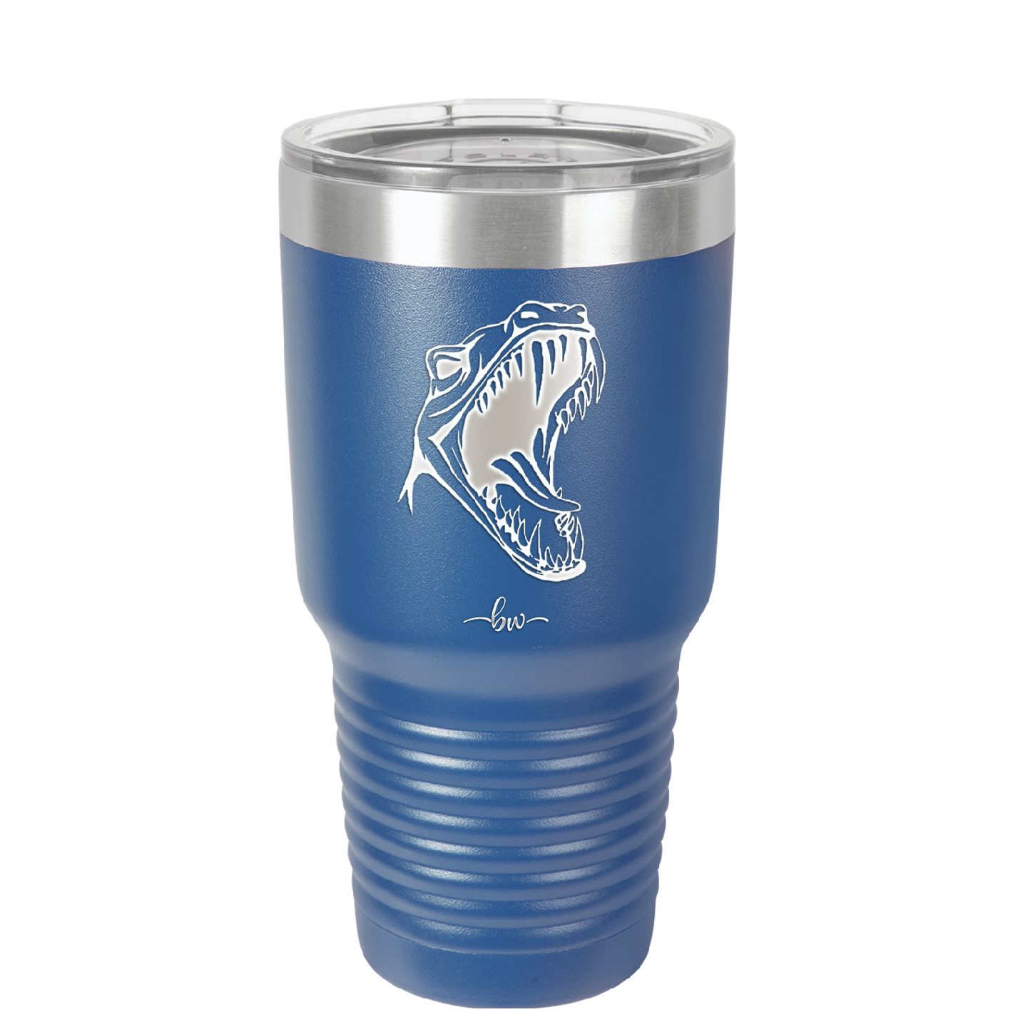 Dinosaur T Rex Head - Laser Engraved Stainless Steel Drinkware - 1535 -