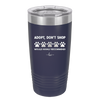 Adopt. 5 Paws. Would Highly Recommend - Laser Engraved Stainless Steel Drinkware - 1538 -