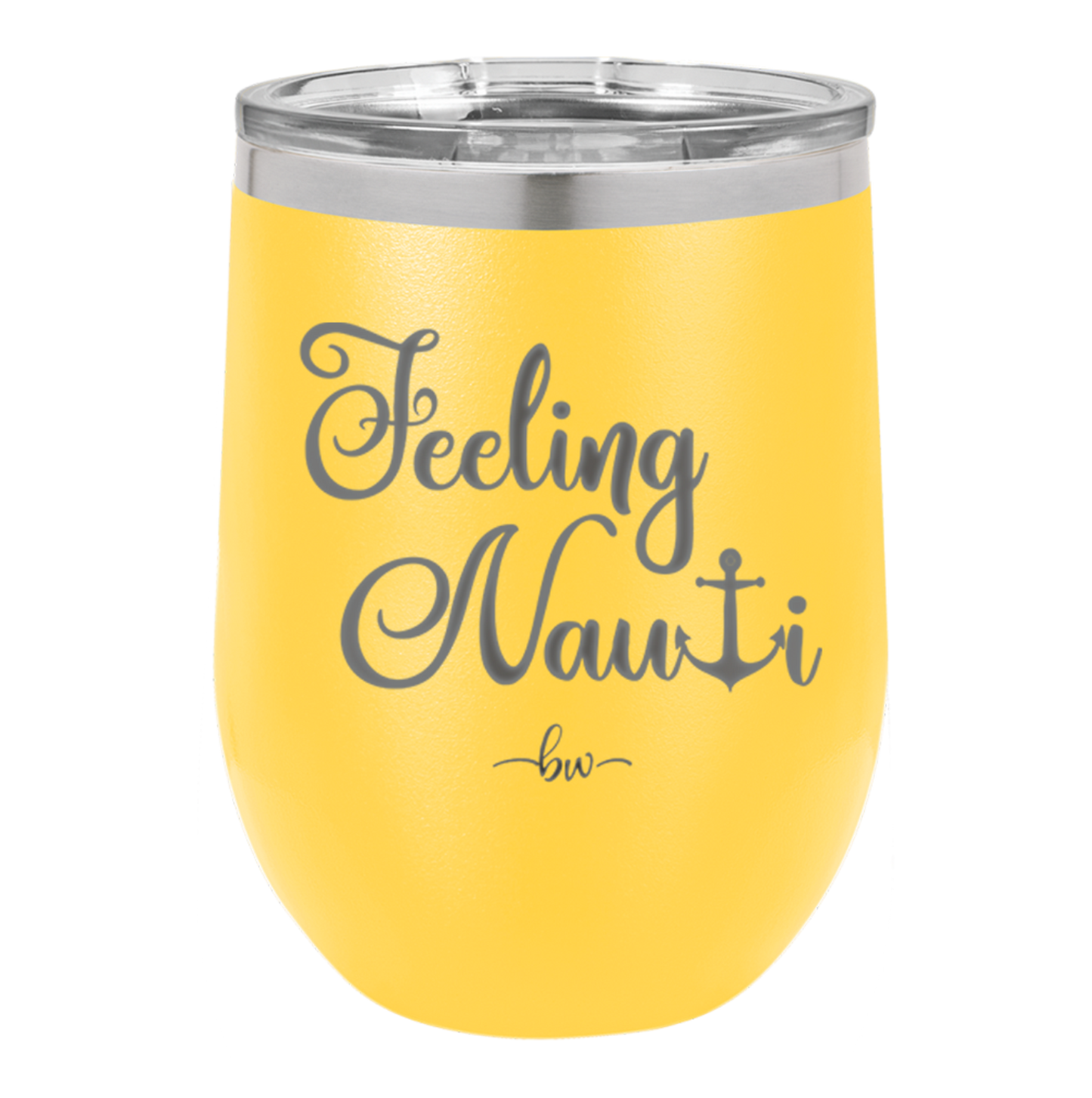 Feeling Nauti Anchor T - Laser Engraved Stainless Steel Drinkware - 1539 -