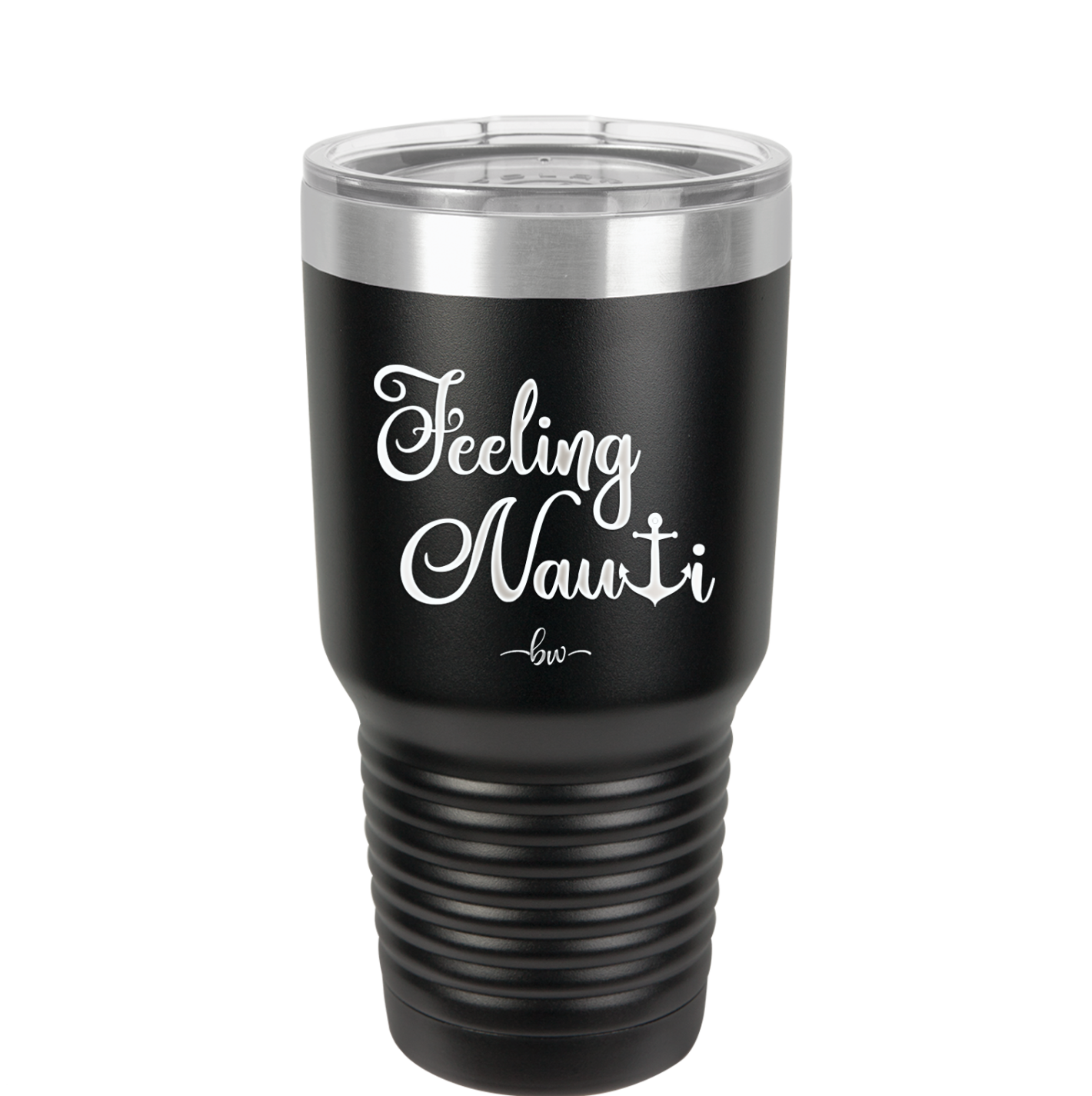 Feeling Nauti Anchor T - Laser Engraved Stainless Steel Drinkware - 1539 -