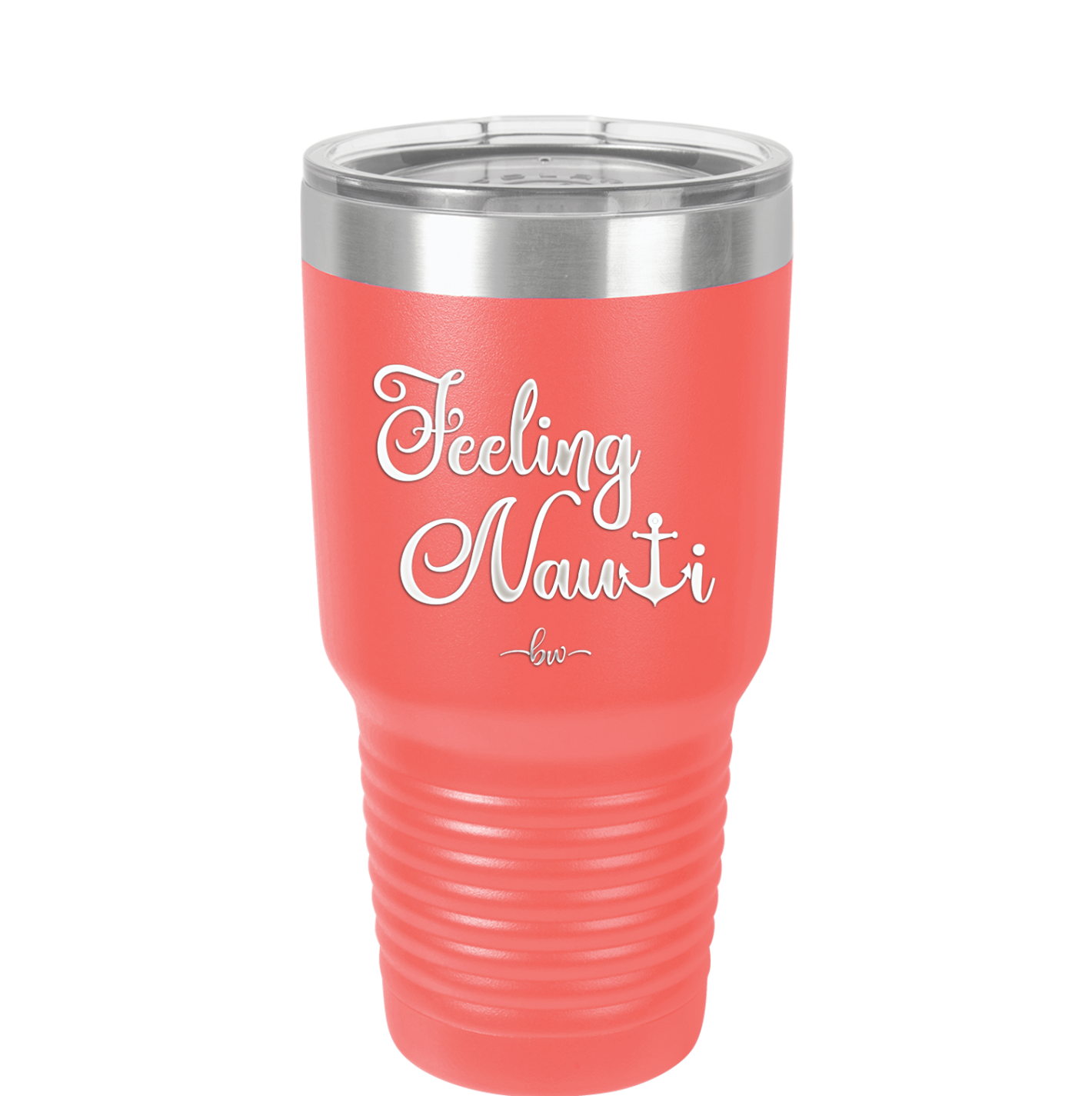 Feeling Nauti Anchor T - Laser Engraved Stainless Steel Drinkware - 1539 -