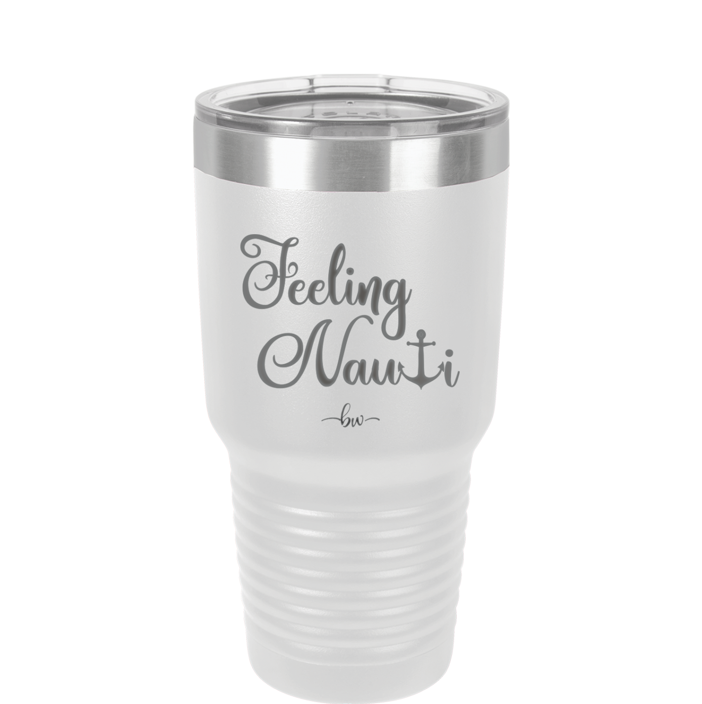 Feeling Nauti Anchor T - Laser Engraved Stainless Steel Drinkware - 1539 -