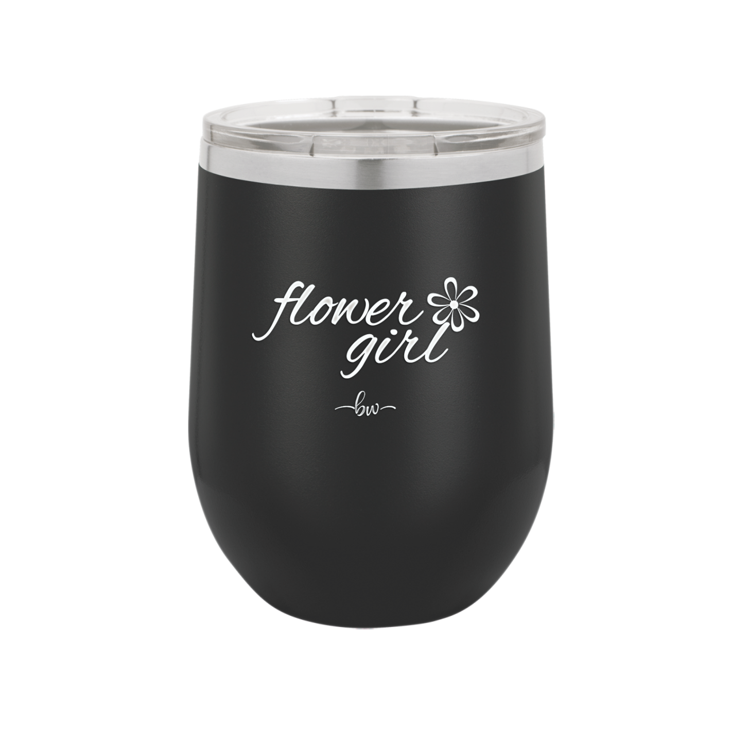 Flower Girl - Laser Engraved Stainless Steel Drinkware - 1543 -