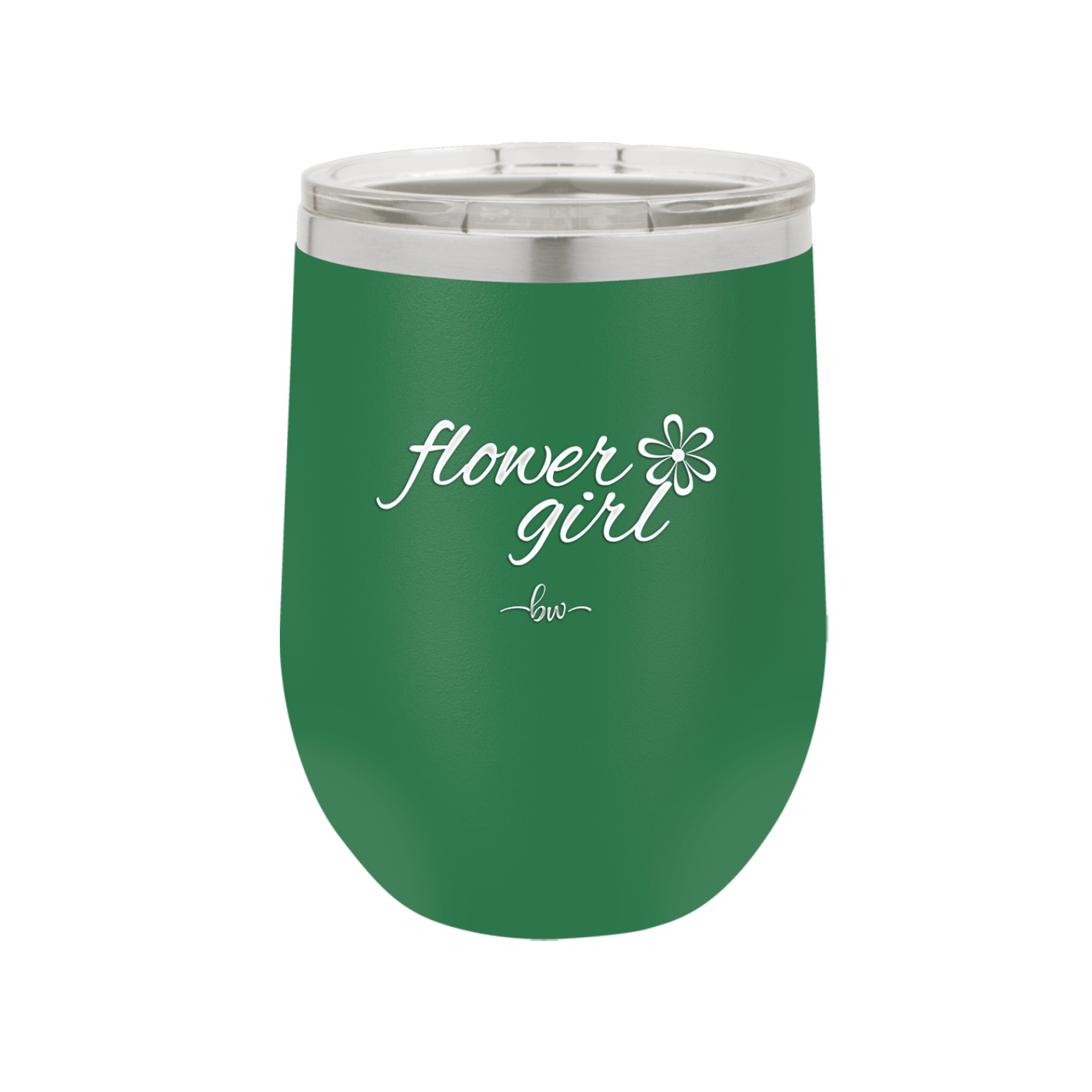 Flower Girl - Laser Engraved Stainless Steel Drinkware - 1543 -