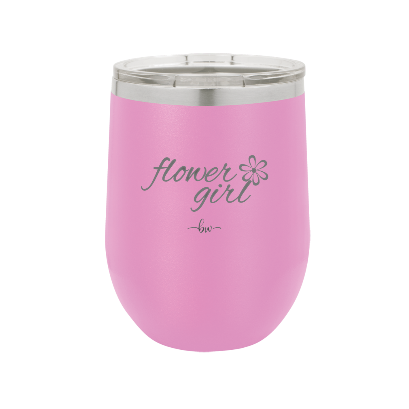 Flower Girl - Laser Engraved Stainless Steel Drinkware - 1543 -
