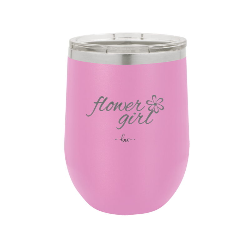 Flower Girl - Laser Engraved Stainless Steel Drinkware - 1543 -