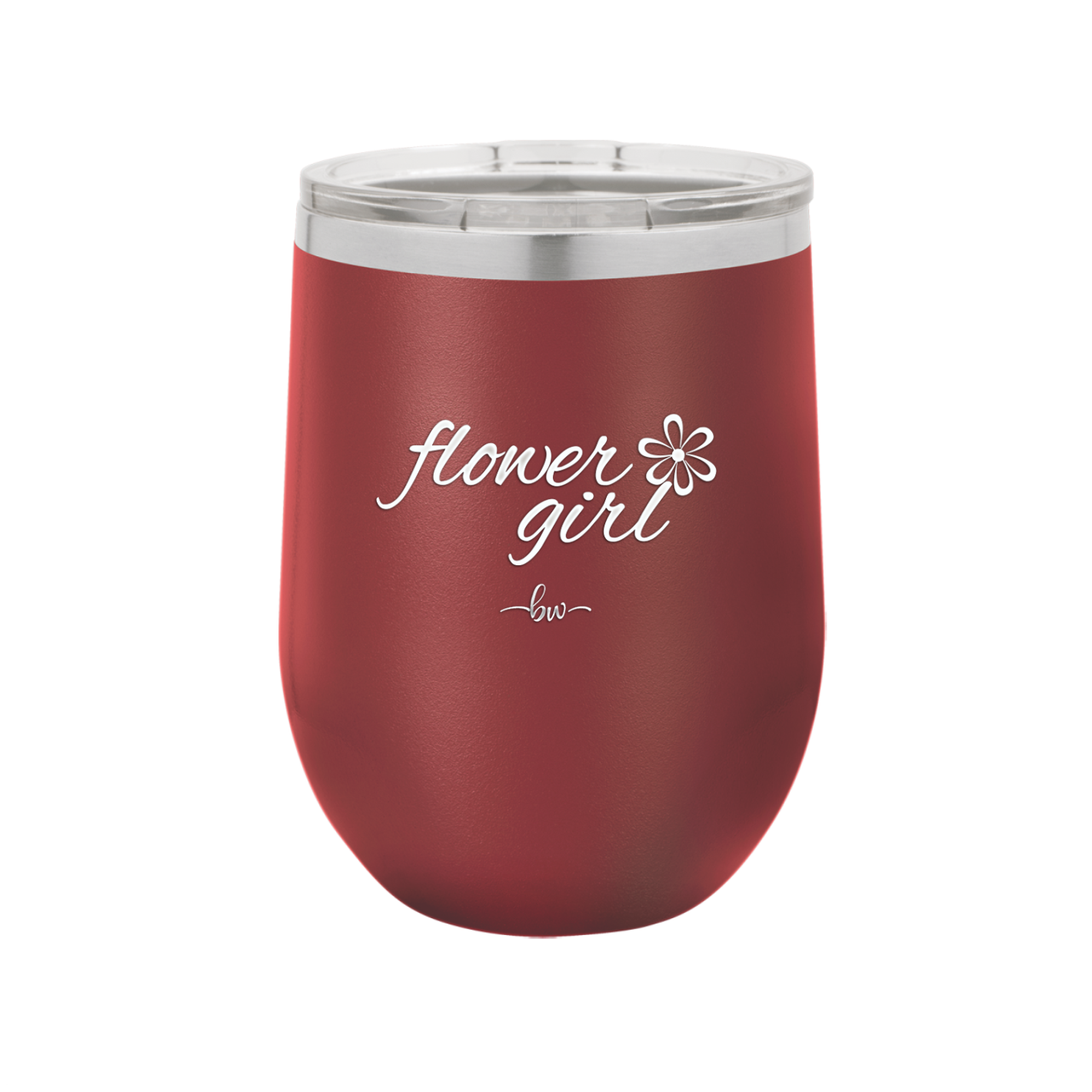 Flower Girl - Laser Engraved Stainless Steel Drinkware - 1543 -