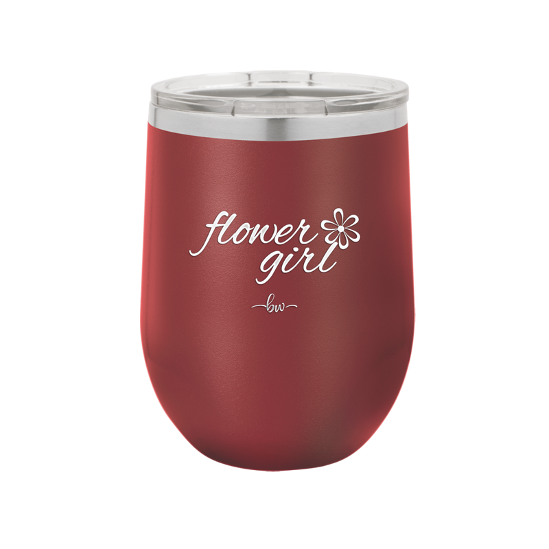 Flower Girl - Laser Engraved Stainless Steel Drinkware - 1543 -
