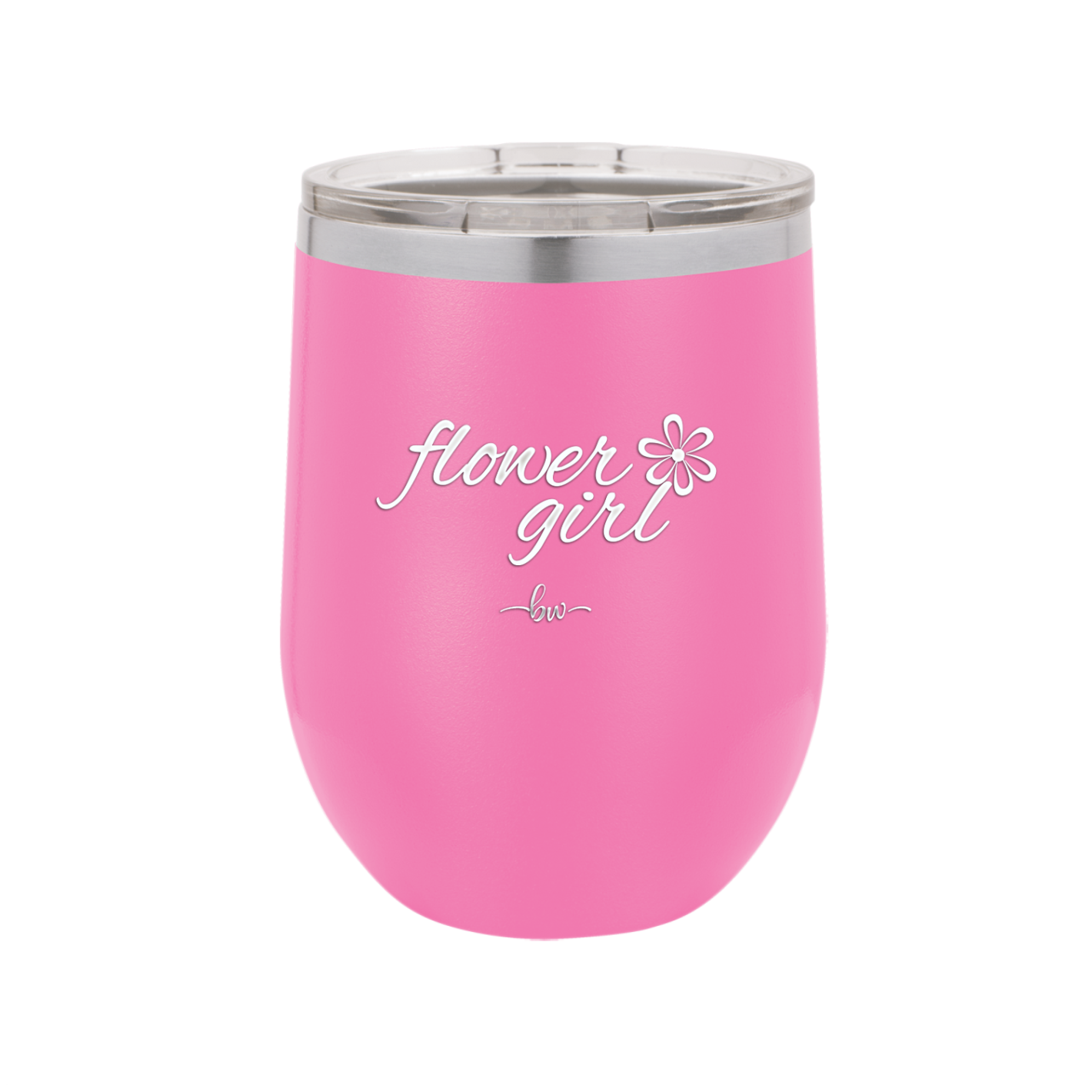Flower Girl - Laser Engraved Stainless Steel Drinkware - 1543 -