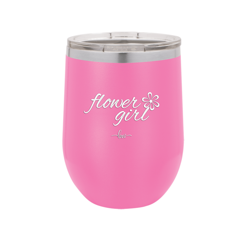 Flower Girl - Laser Engraved Stainless Steel Drinkware - 1543 -