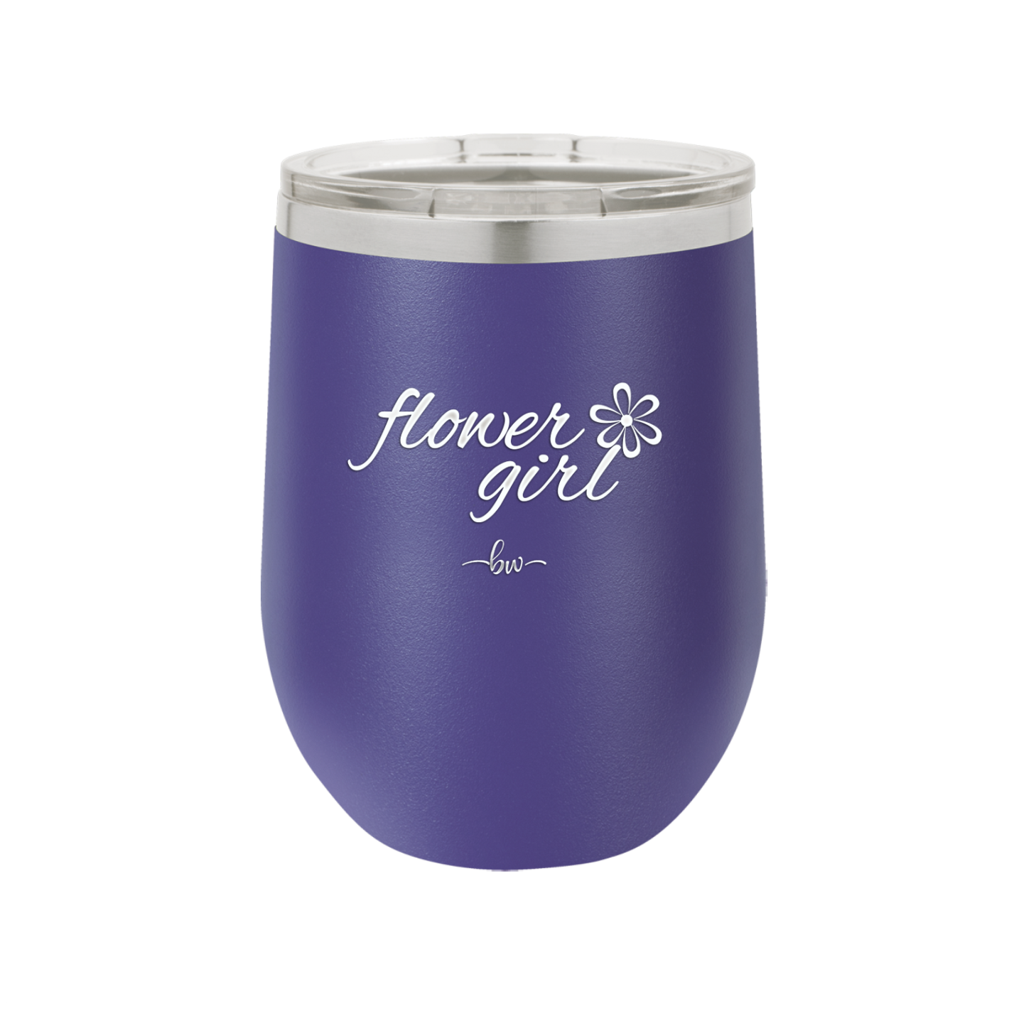 Flower Girl - Laser Engraved Stainless Steel Drinkware - 1543 -