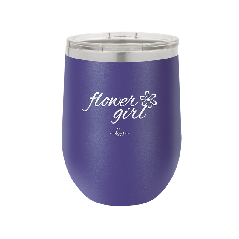 Flower Girl - Laser Engraved Stainless Steel Drinkware - 1543 -