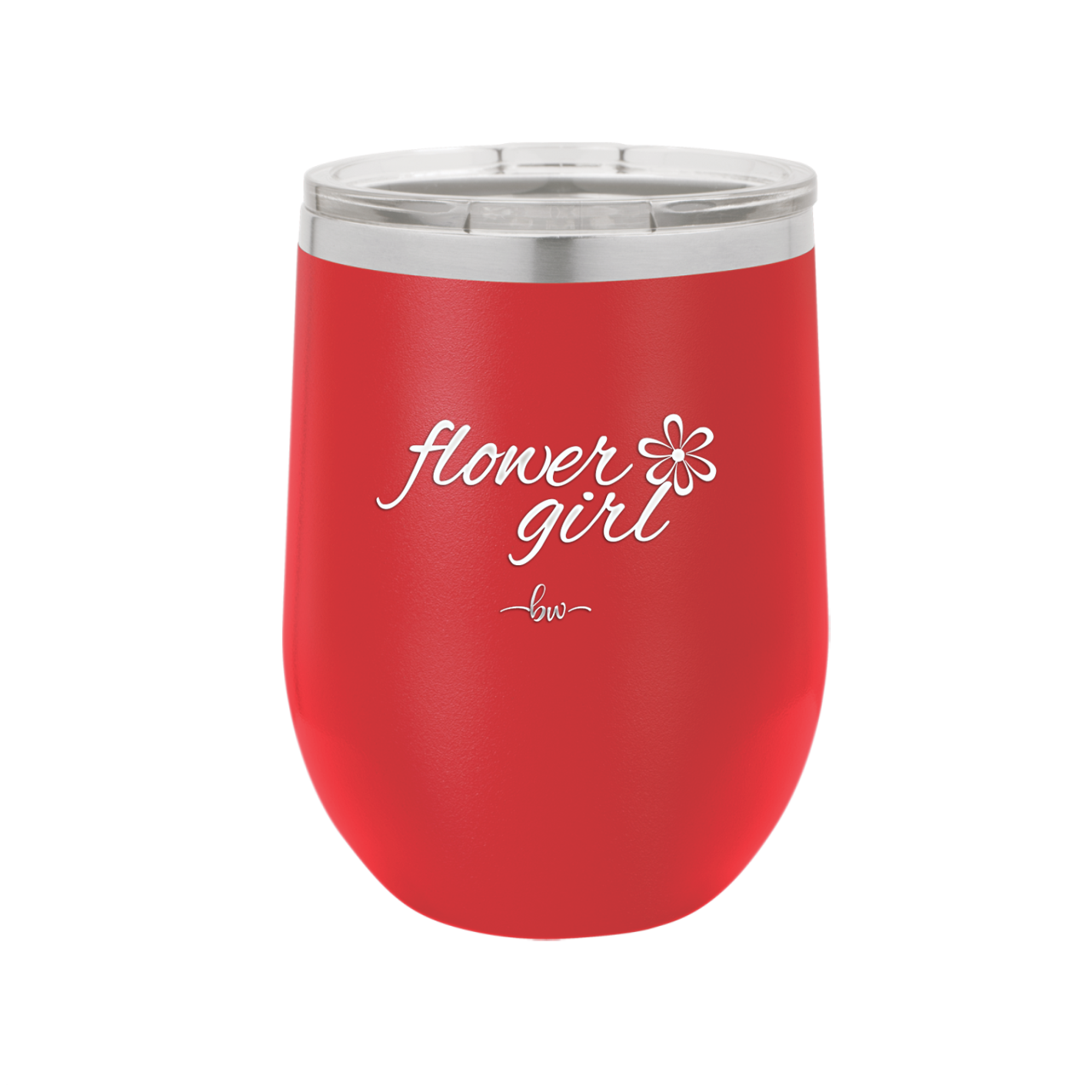 Flower Girl - Laser Engraved Stainless Steel Drinkware - 1543 -
