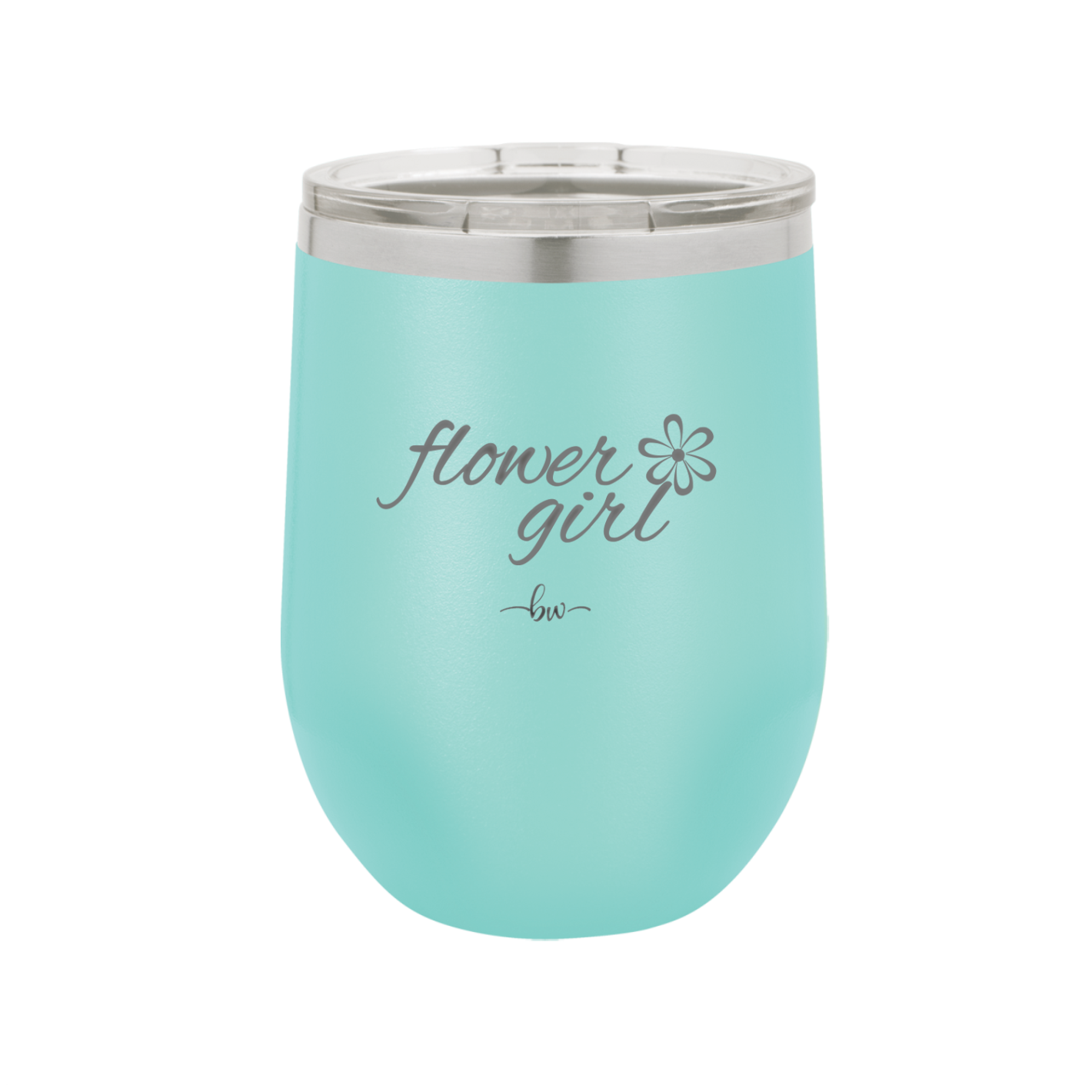 Flower Girl - Laser Engraved Stainless Steel Drinkware - 1543 -