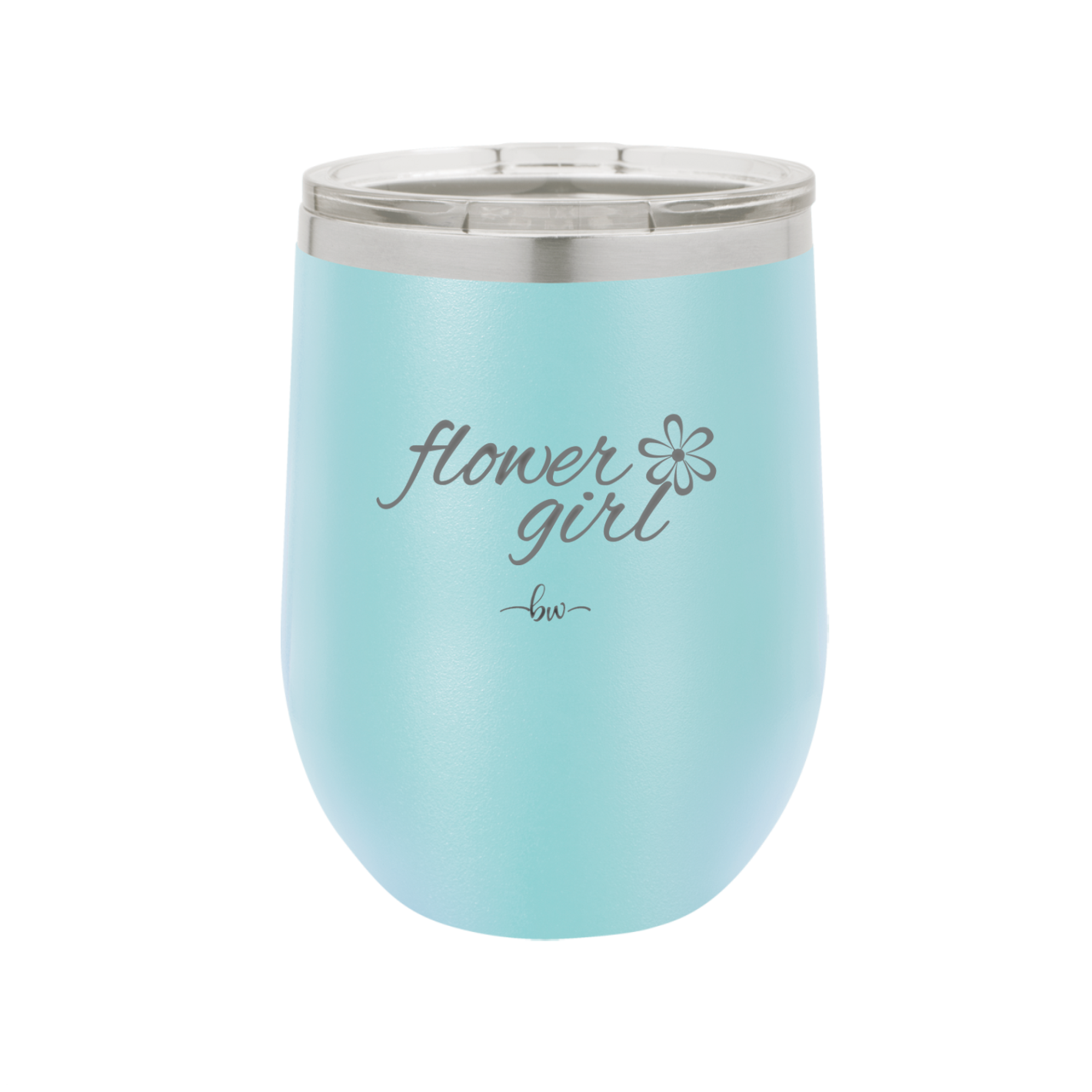 Flower Girl - Laser Engraved Stainless Steel Drinkware - 1543 -