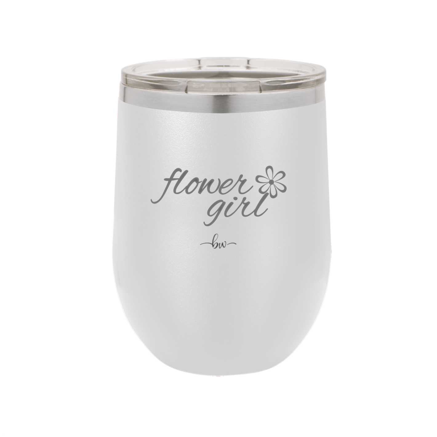 Flower Girl - Laser Engraved Stainless Steel Drinkware - 1543 -
