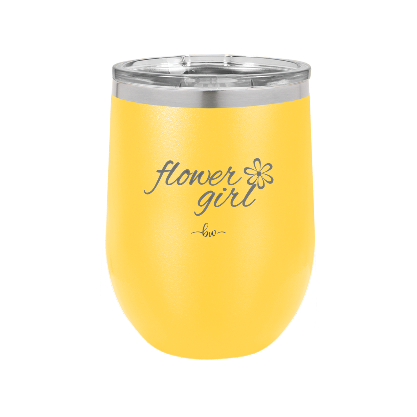 Flower Girl - Laser Engraved Stainless Steel Drinkware - 1543 -