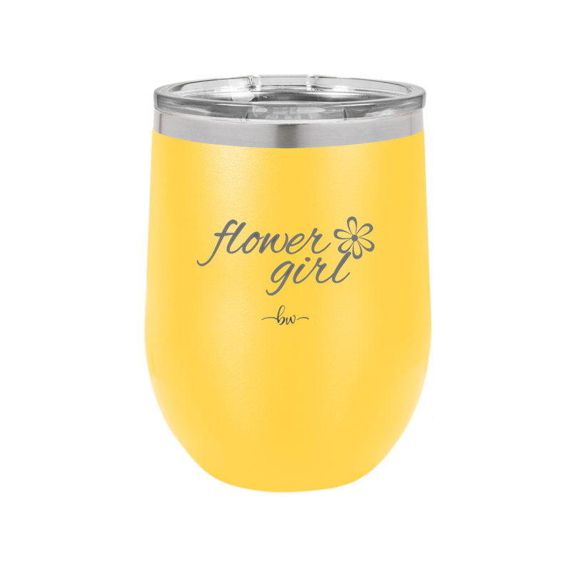 Flower Girl - Laser Engraved Stainless Steel Drinkware - 1543 -