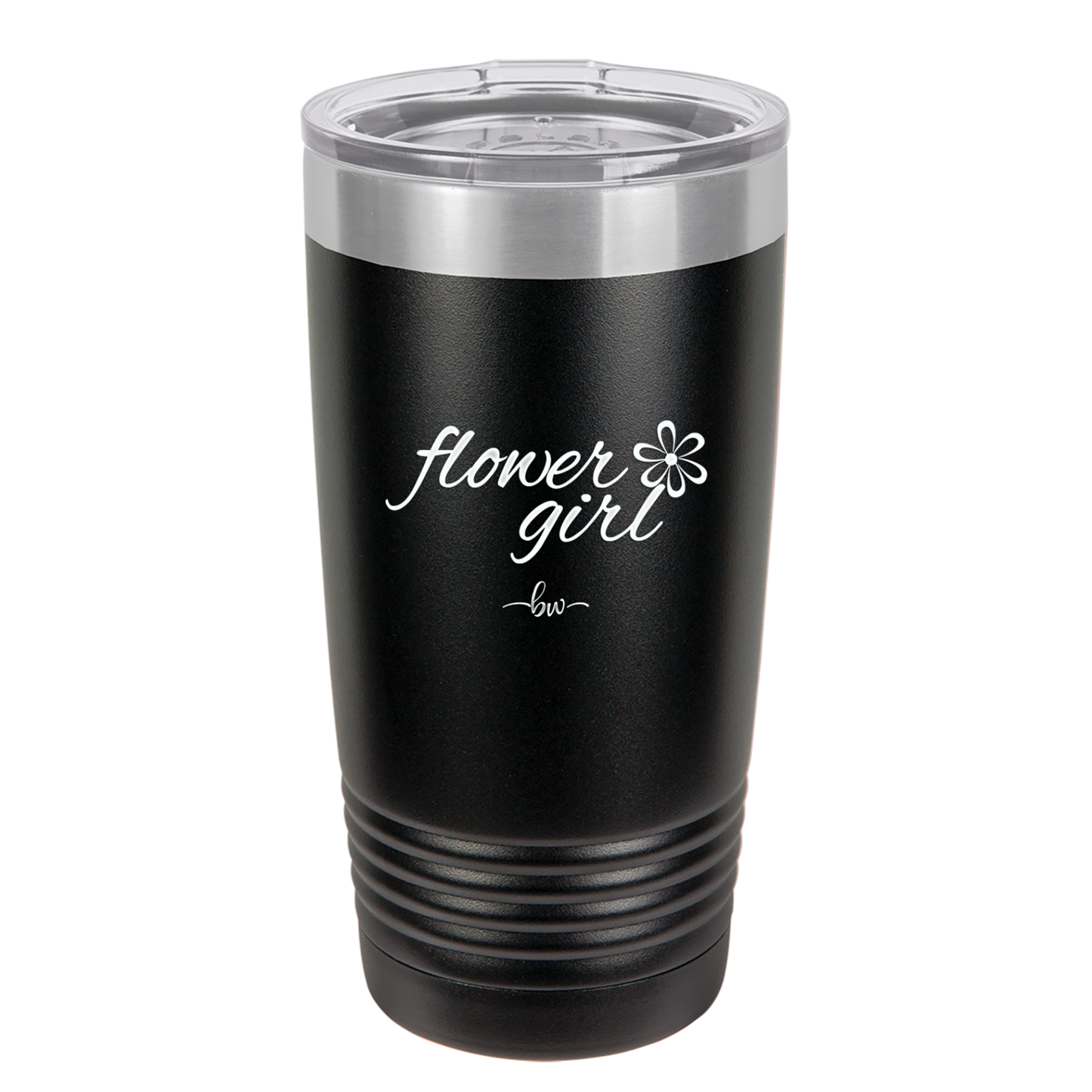 Flower Girl - Laser Engraved Stainless Steel Drinkware - 1543 -