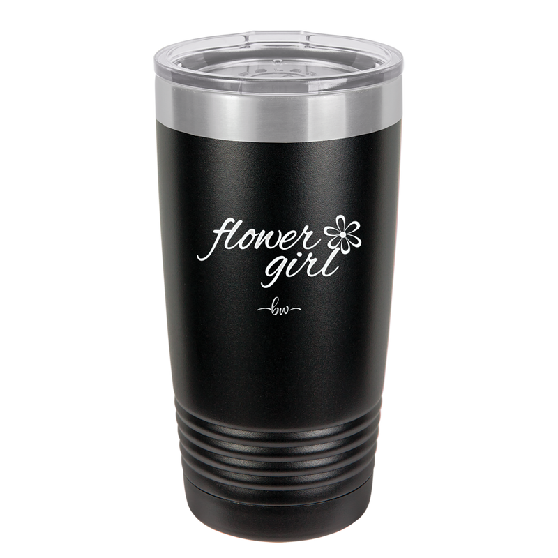 Flower Girl - Laser Engraved Stainless Steel Drinkware - 1543 -