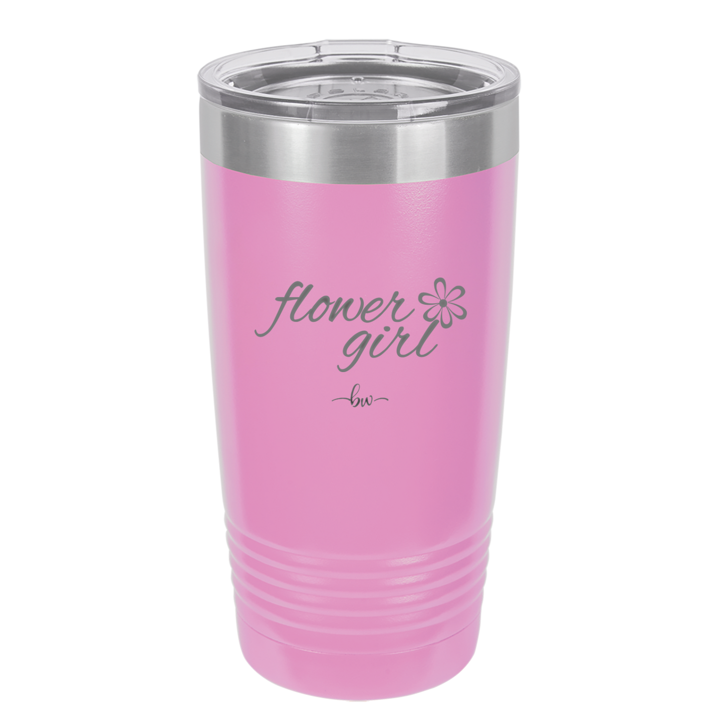 Flower Girl - Laser Engraved Stainless Steel Drinkware - 1543 -