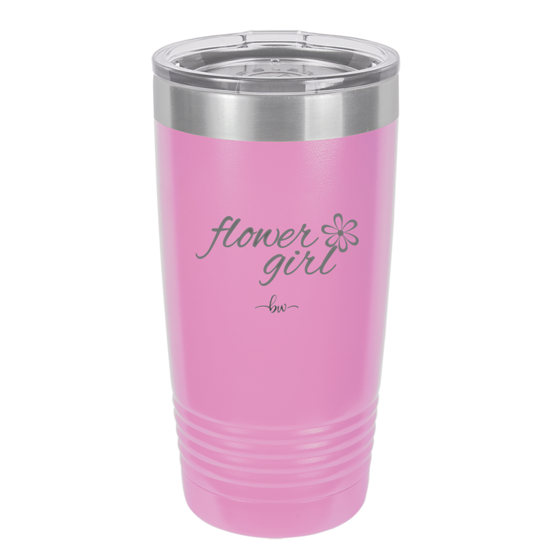 Flower Girl - Laser Engraved Stainless Steel Drinkware - 1543 -
