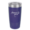 Flower Girl - Laser Engraved Stainless Steel Drinkware - 1543 -