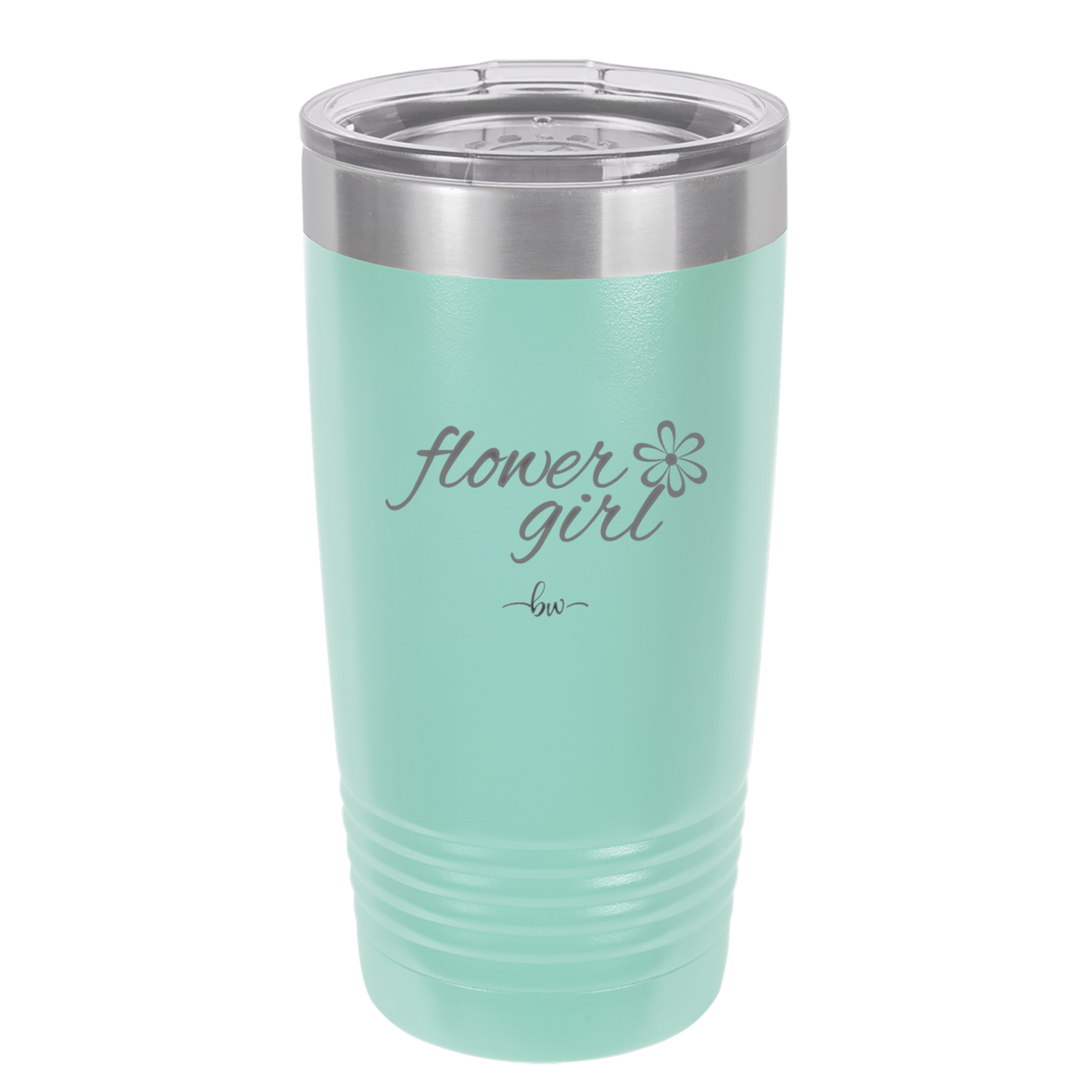Flower Girl - Laser Engraved Stainless Steel Drinkware - 1543 -
