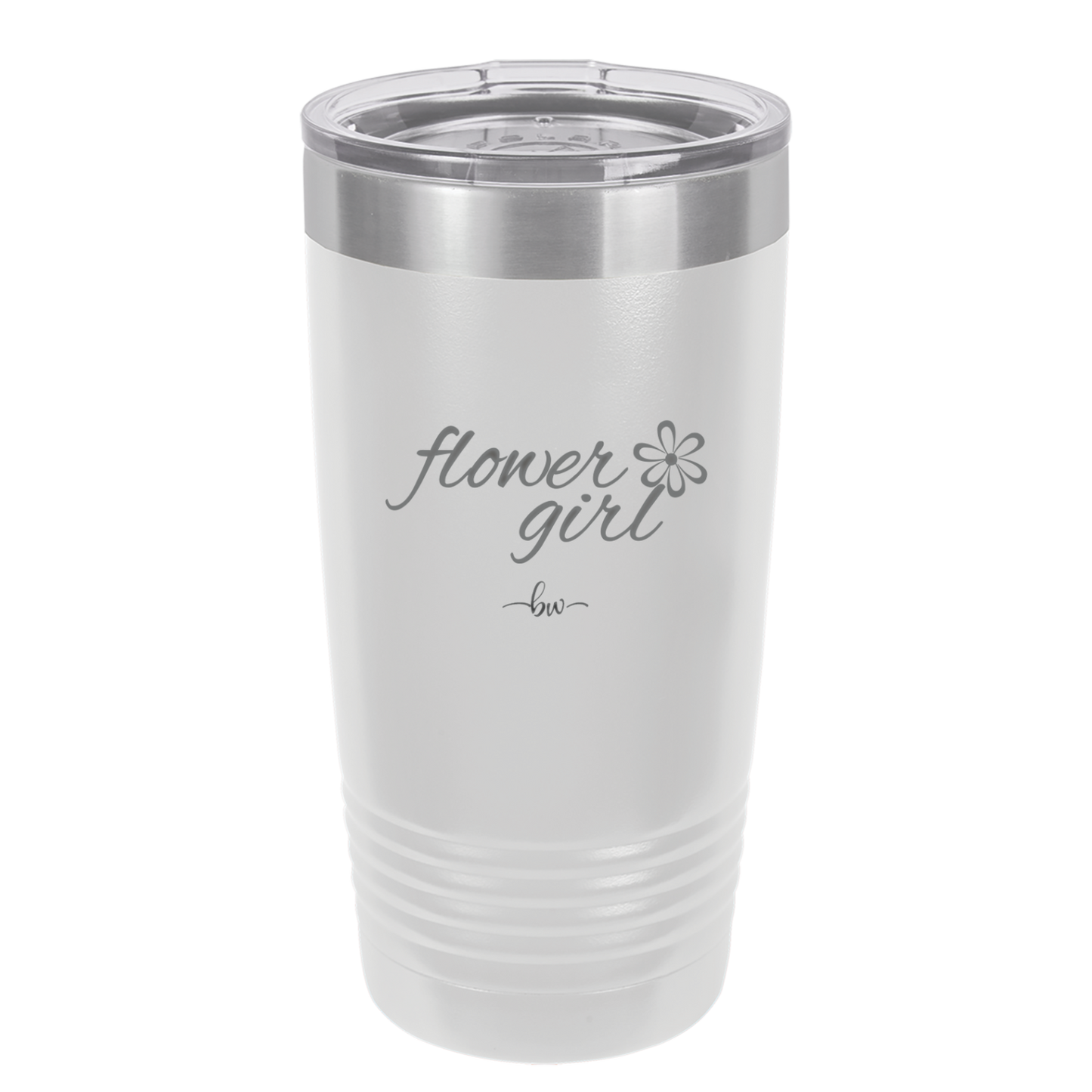Flower Girl - Laser Engraved Stainless Steel Drinkware - 1543 -