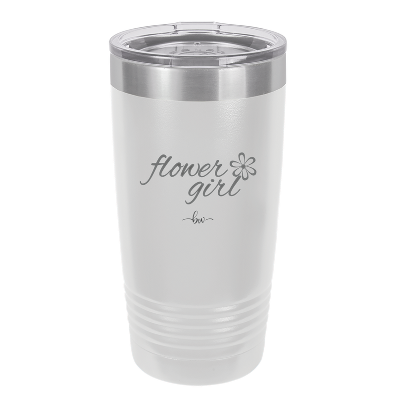Flower Girl - Laser Engraved Stainless Steel Drinkware - 1543 -