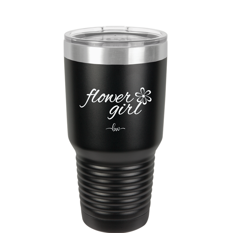Flower Girl - Laser Engraved Stainless Steel Drinkware - 1543 -