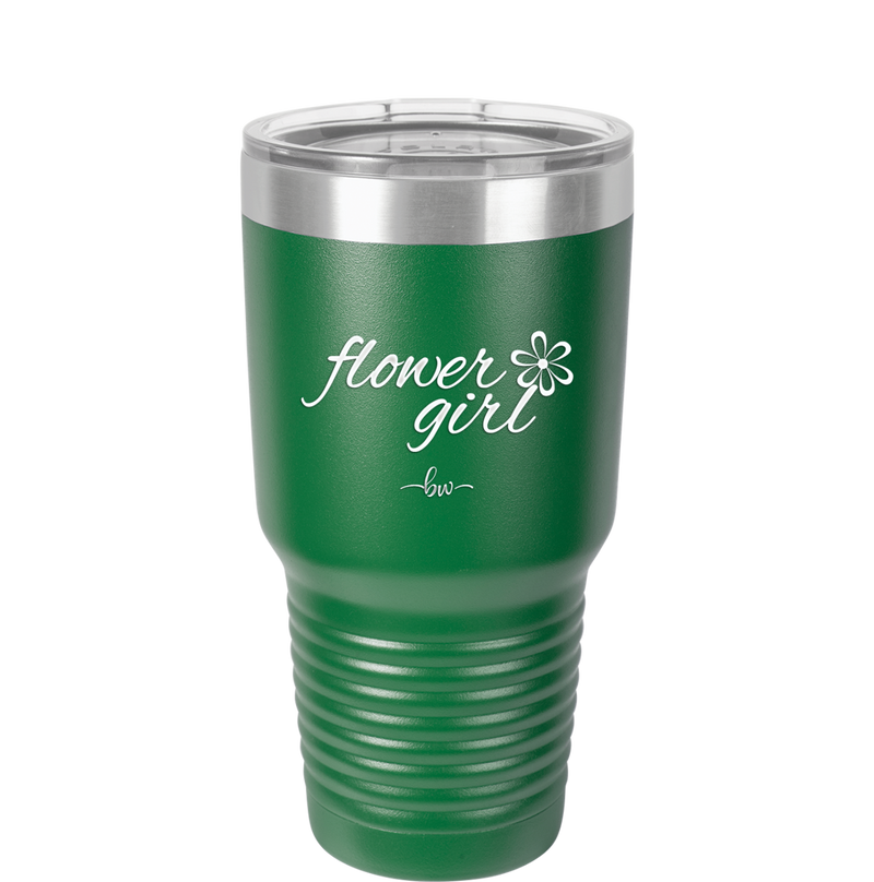 Flower Girl - Laser Engraved Stainless Steel Drinkware - 1543 -