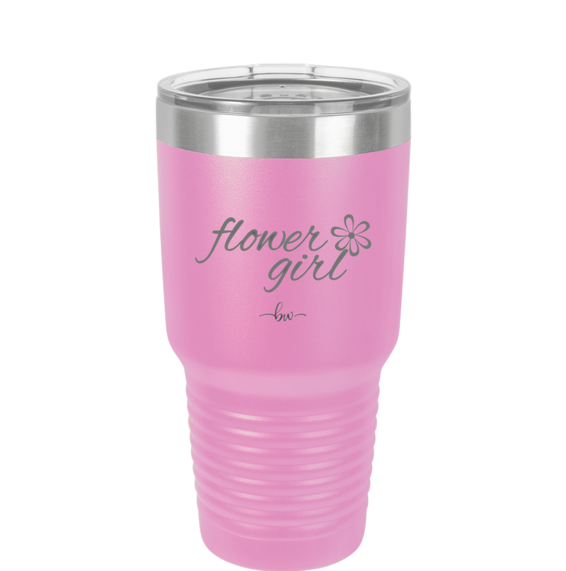 Flower Girl - Laser Engraved Stainless Steel Drinkware - 1543 -