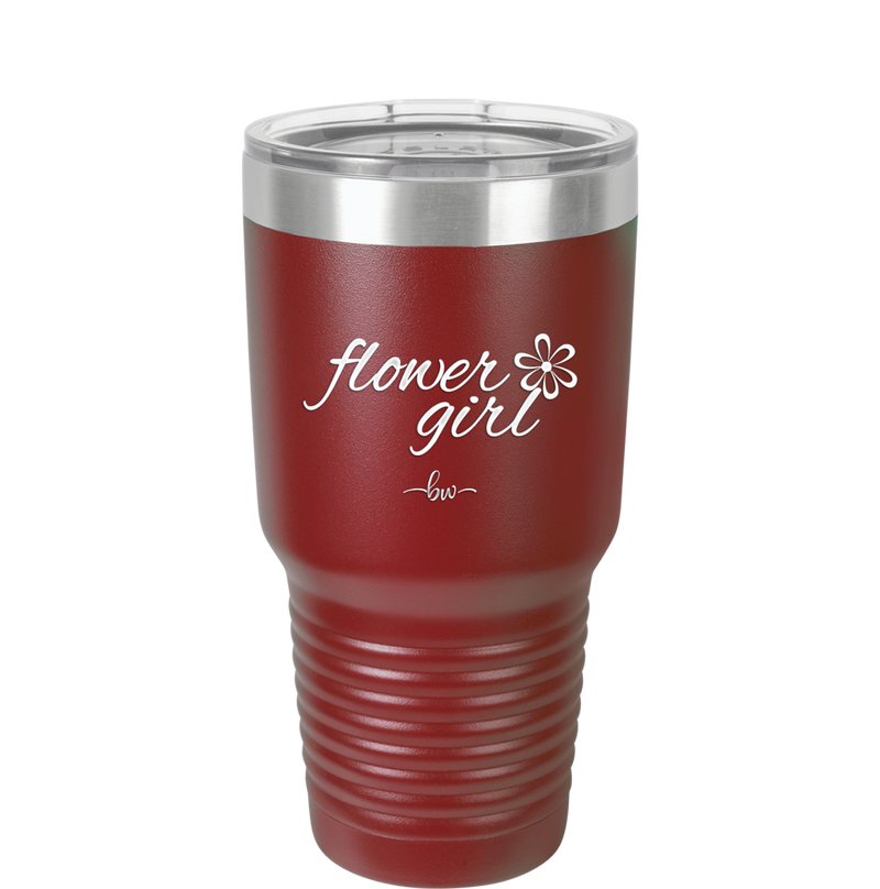 Flower Girl - Laser Engraved Stainless Steel Drinkware - 1543 -