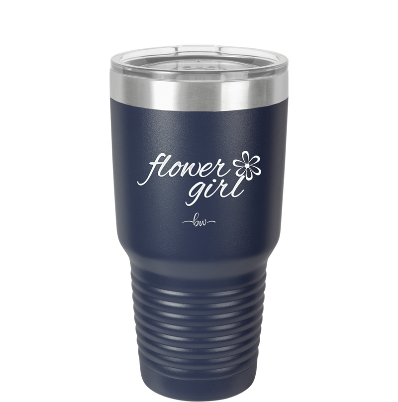 Flower Girl - Laser Engraved Stainless Steel Drinkware - 1543 -