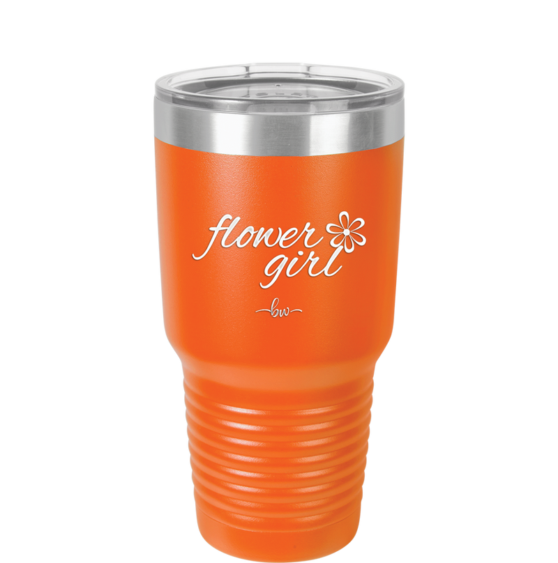Flower Girl - Laser Engraved Stainless Steel Drinkware - 1543 -