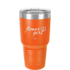 Flower Girl - Laser Engraved Stainless Steel Drinkware - 1543 -