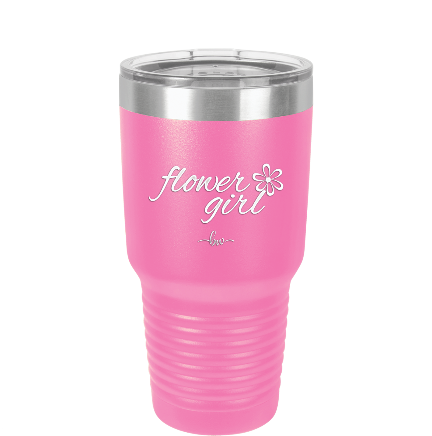 Flower Girl - Laser Engraved Stainless Steel Drinkware - 1543 -