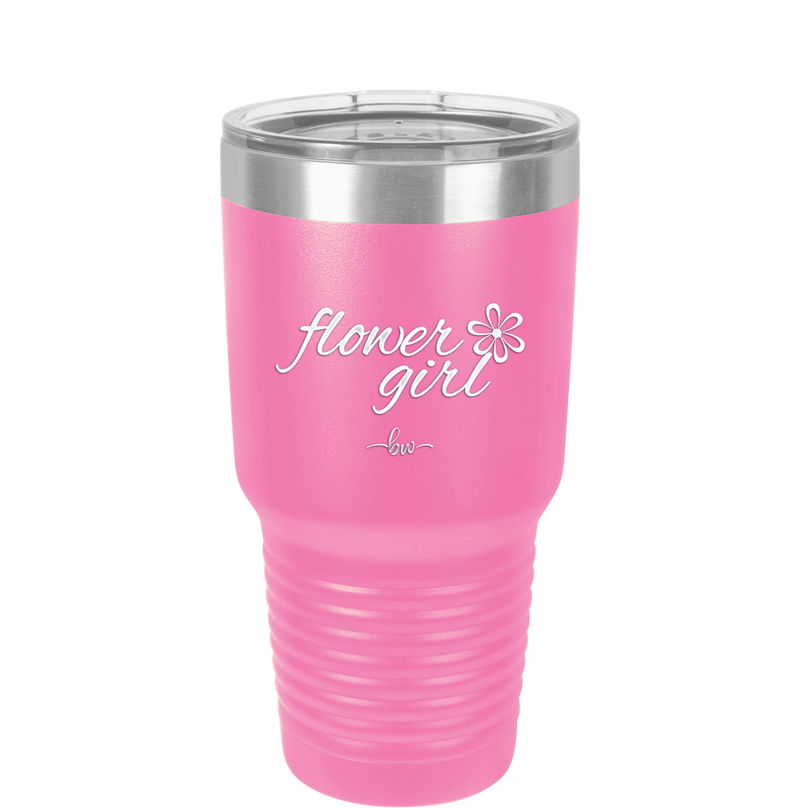 Flower Girl - Laser Engraved Stainless Steel Drinkware - 1543 -