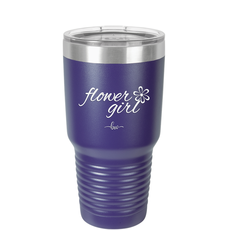 Flower Girl - Laser Engraved Stainless Steel Drinkware - 1543 -