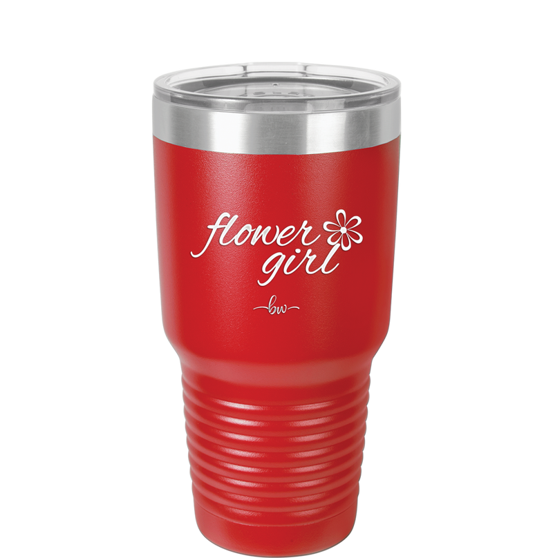 Flower Girl - Laser Engraved Stainless Steel Drinkware - 1543 -