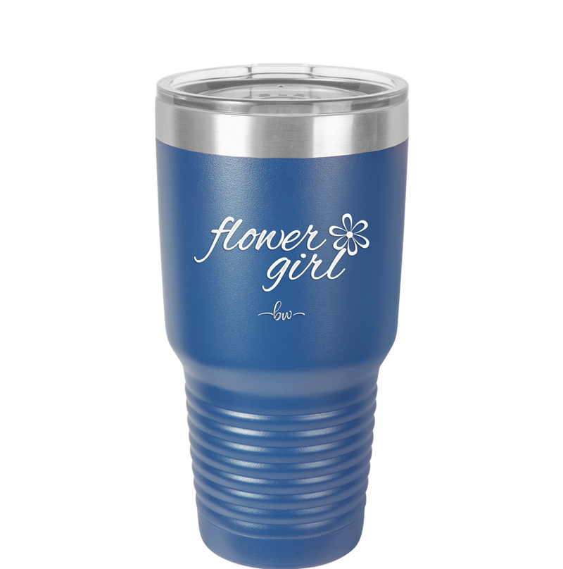 Flower Girl - Laser Engraved Stainless Steel Drinkware - 1543 -