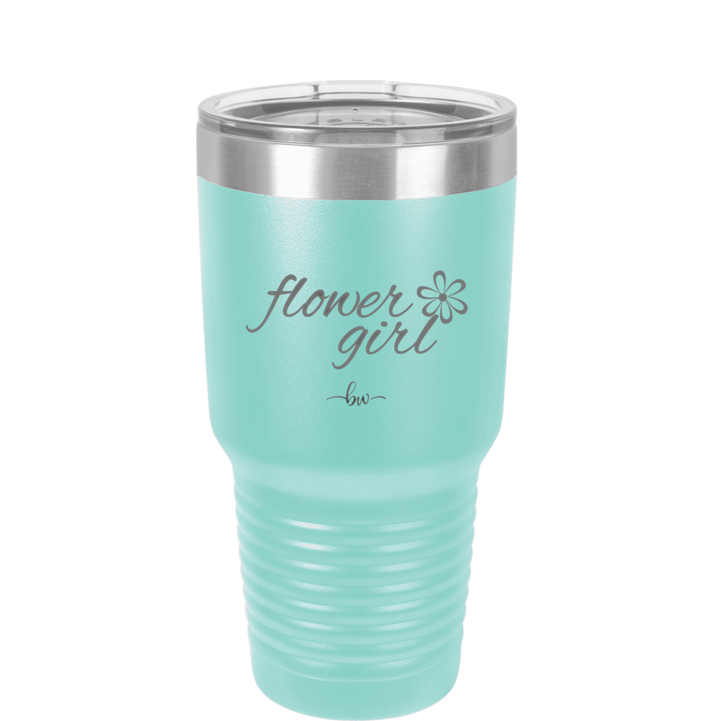 Flower Girl - Laser Engraved Stainless Steel Drinkware - 1543 -