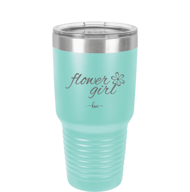 Flower Girl - Laser Engraved Stainless Steel Drinkware - 1543 -