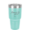 Flower Girl - Laser Engraved Stainless Steel Drinkware - 1543 -