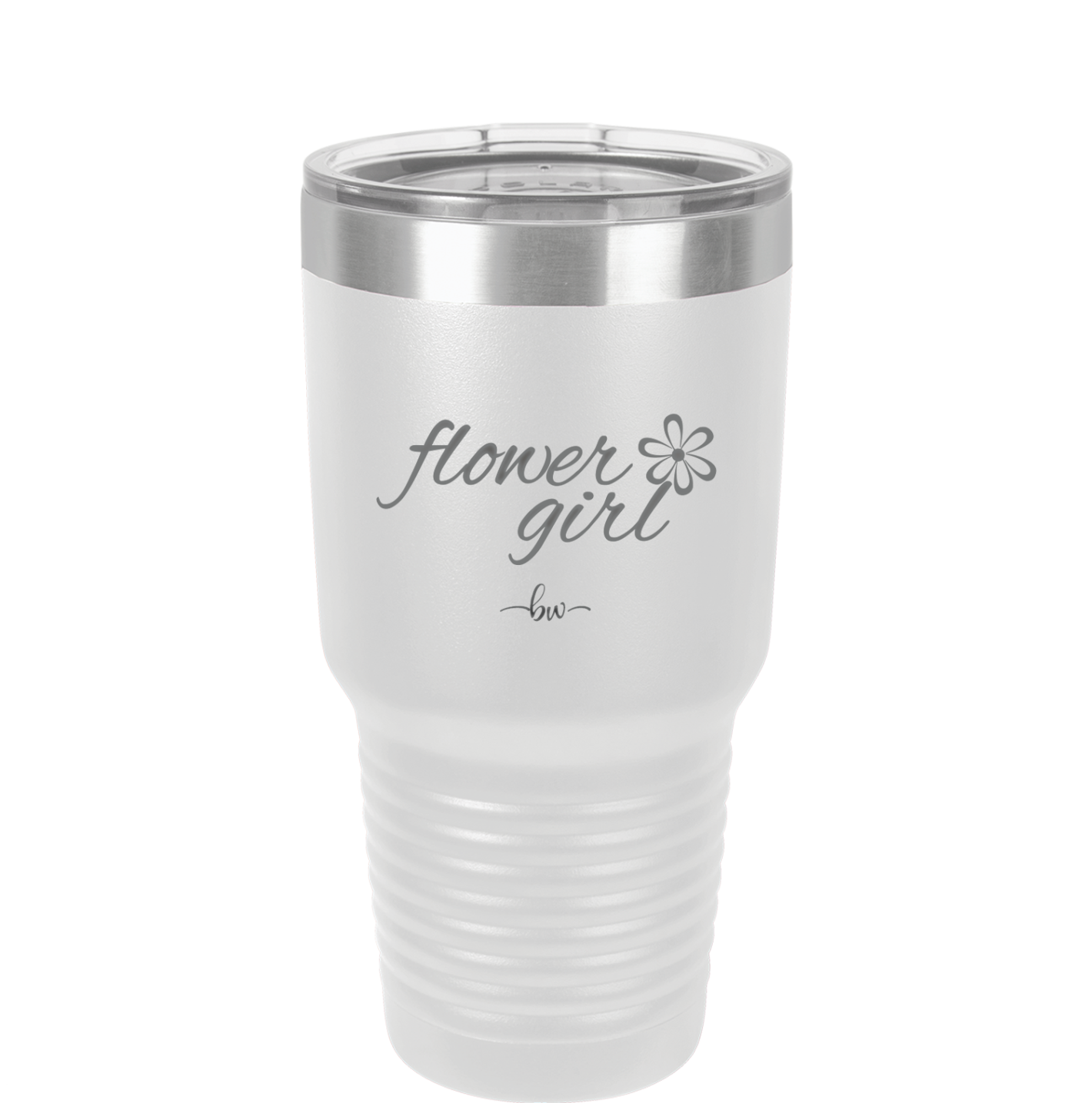 Flower Girl - Laser Engraved Stainless Steel Drinkware - 1543 -