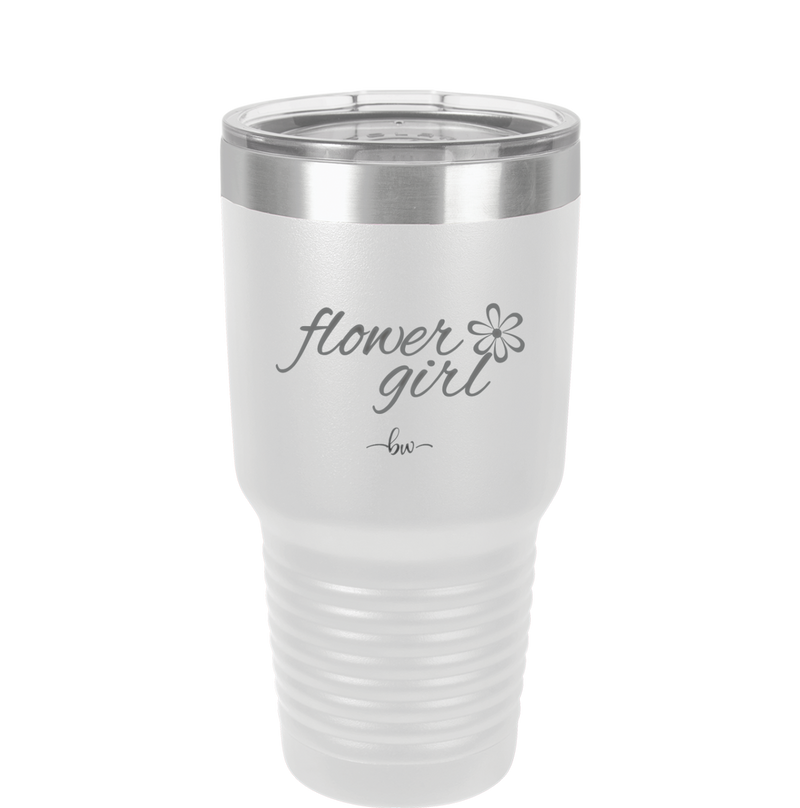 Flower Girl - Laser Engraved Stainless Steel Drinkware - 1543 -